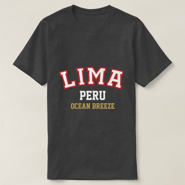Peru Dark Style T-Shirt (Design Front)