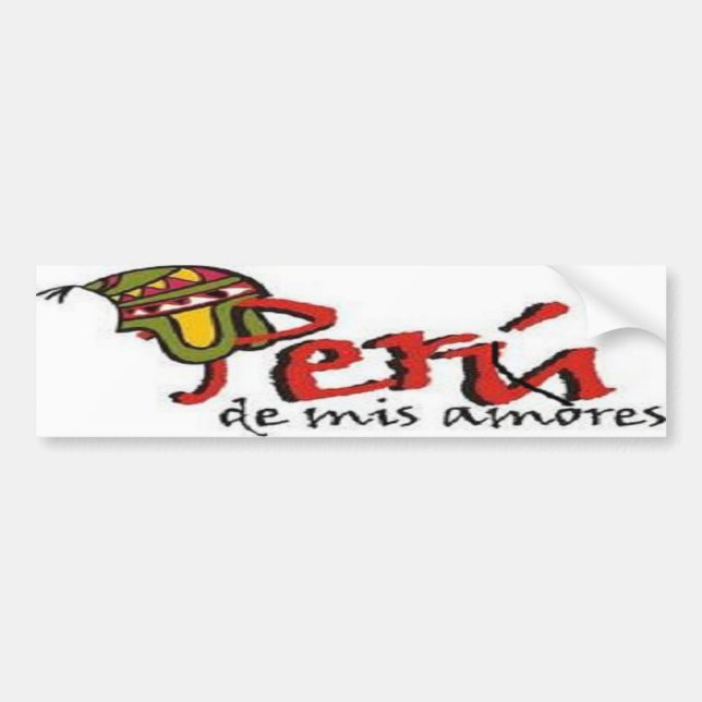 peru de mis amores sticker (Front)