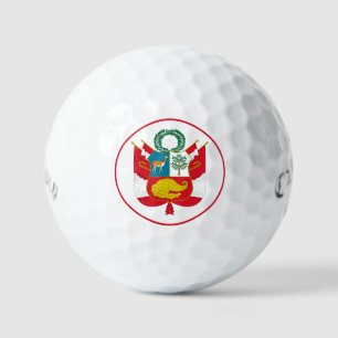 peru emblem golf balls