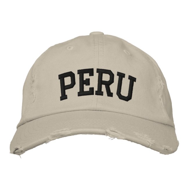 Peru Embroidered Hat (Front)