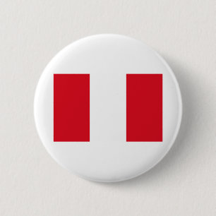 Peru Flag 6 Cm Round Badge