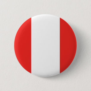 Peru Flag 6 Cm Round Badge