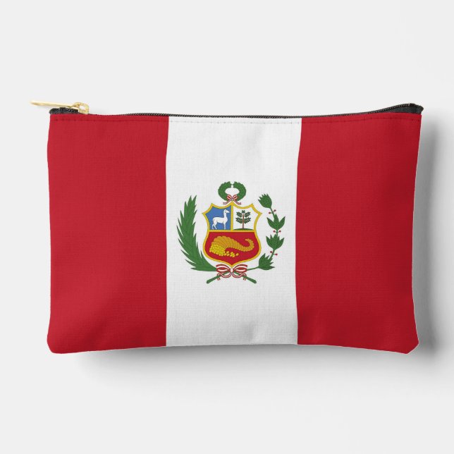 Peru flag accessory pouch (Front)