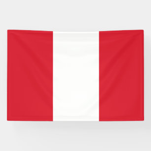 Peru Flag Banner