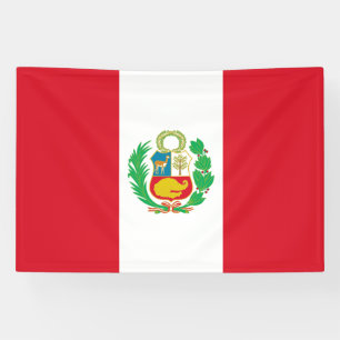 Peru Flag Banner