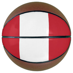 Peru flag basketball