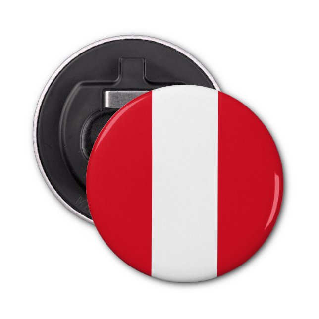 Peru Flag Bottle Opener (Front)