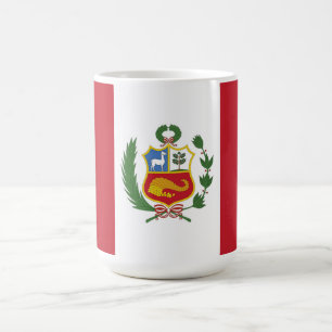 Peru flag coffee mug