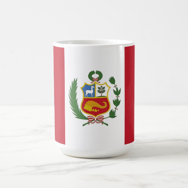 Peru flag coffee mug (Center)