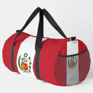Peru flag duffle bag