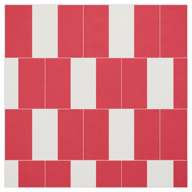 Peru Flag Fabric (Swatch)