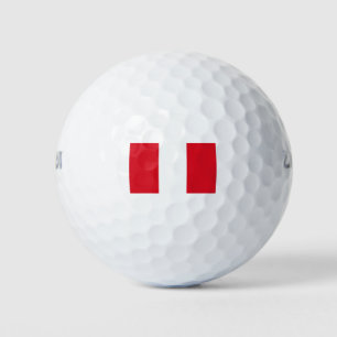 Peru Flag Golf Balls