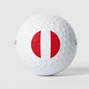 Peru Flag Golf Balls
