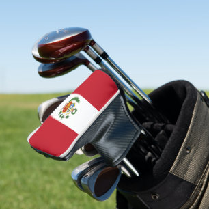 Peru flag golf head cover