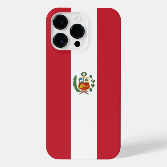 Peru flag iPhone case (Back)