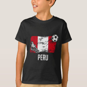 Peru Flag Jersey Peruvian Soccer Team Peruvian T-Shirt