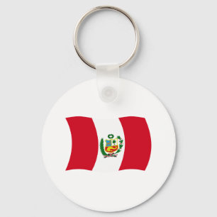 Peru Flag Keychain