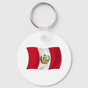 Peru Flag Keychain