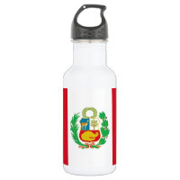 Peru Flag Liberty Bottle