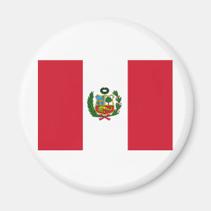 Peru flag magnet