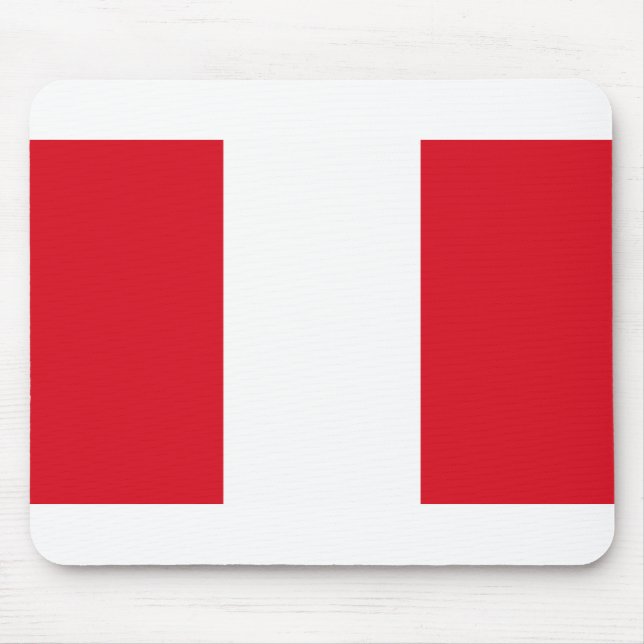 Peru Flag Mouse Mat (Front)