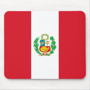 Peru Flag Mouse Mat