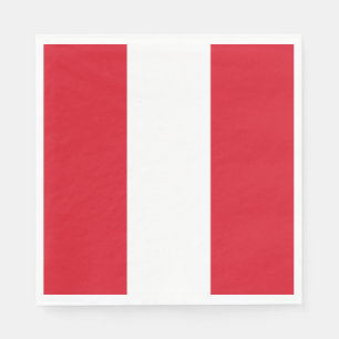 Peru Flag Napkin