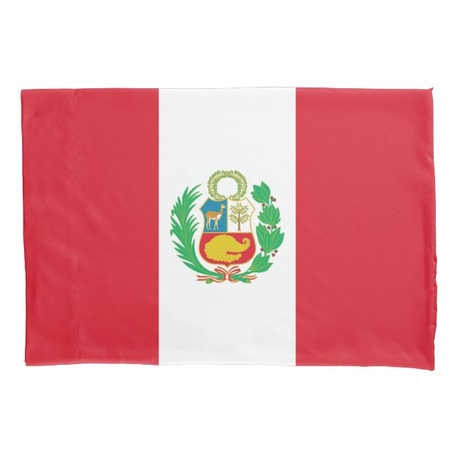 Peru Flag Pillowcase (Front)