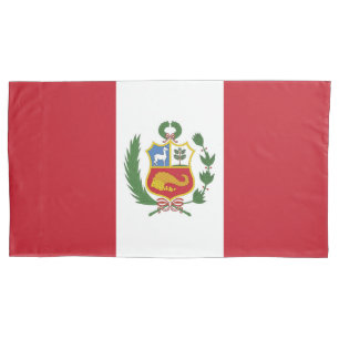 Peru flag pillowcase