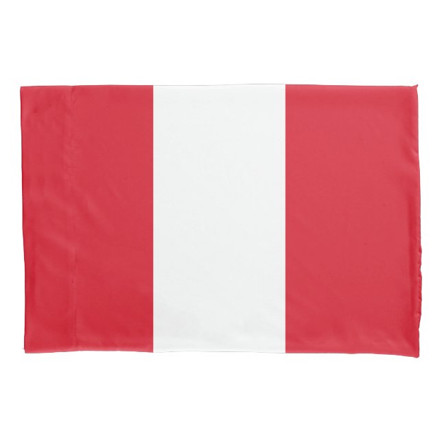 Peru Flag Pillowcase (Front)