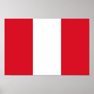 Peru Flag Poster