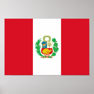 Peru Flag Poster