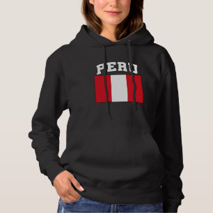 Peru Flag Proud Peruvian Diaspora Peruvian People Hoodie