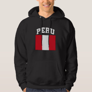 Peru Flag Proud Peruvian Diaspora Peruvian People  Hoodie