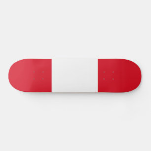 Peru Flag Skateboard
