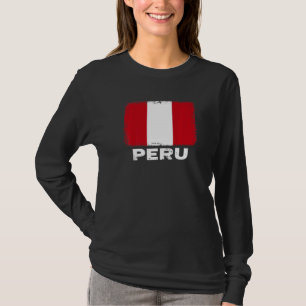 Peru Flag  Support Peruvian People Women Men T-Shirt