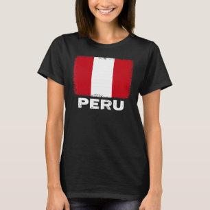 Peru Flag Support Peruvian People Women Men T-Shirt