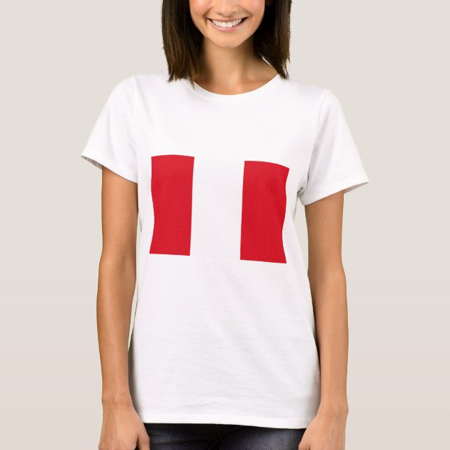 Peru Flag T-Shirt (Front)