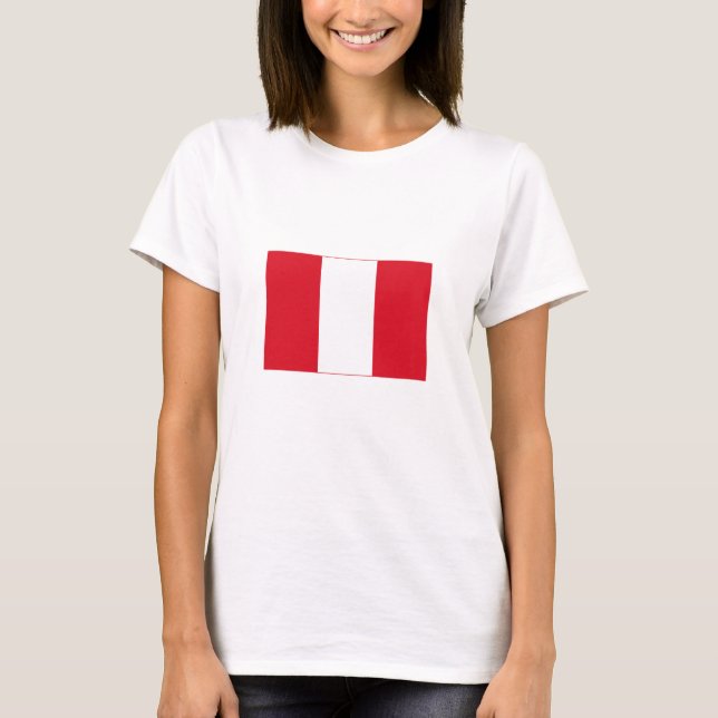 Peru Flag T-Shirt (Front)