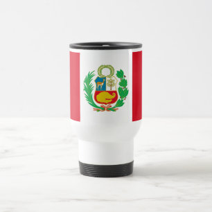 Peru Flag Travel Mug