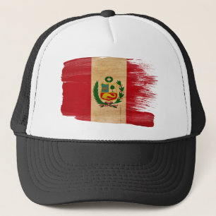 Peru Flag Trucker Hat