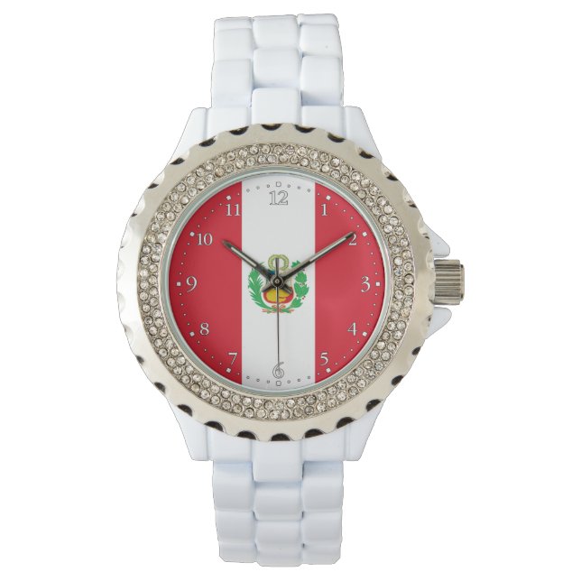 Peru Flag Watch (Front)