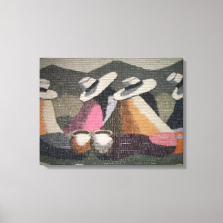 Peru Gossip Girls Wall Canvas