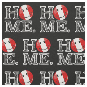 Peru Home Smiling Flag House Warmer Fabric