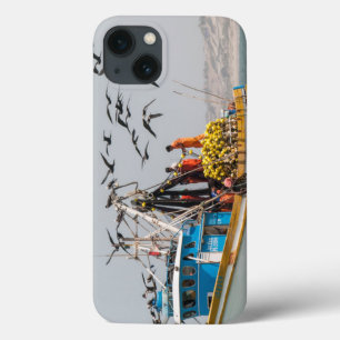 Peru, Los Organos. Fishing Boat In Los Organos iPhone 13 Case