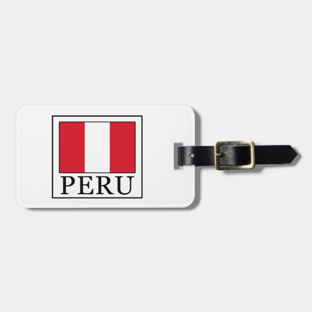 Peru Luggage Tag (Front Horizontal)