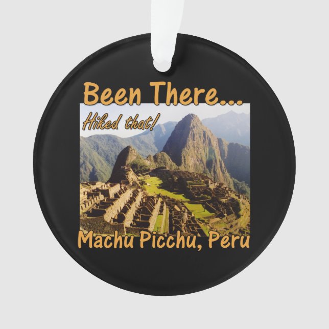 Peru Machu Picchu Inca Trail Hike Ornament (Front)