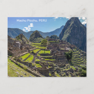 Peru Machu Picchu Postcard