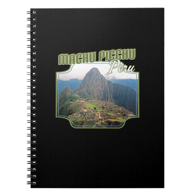 Peru Machu Picchu Ruins - Huayna Picchu Notebook (Front)