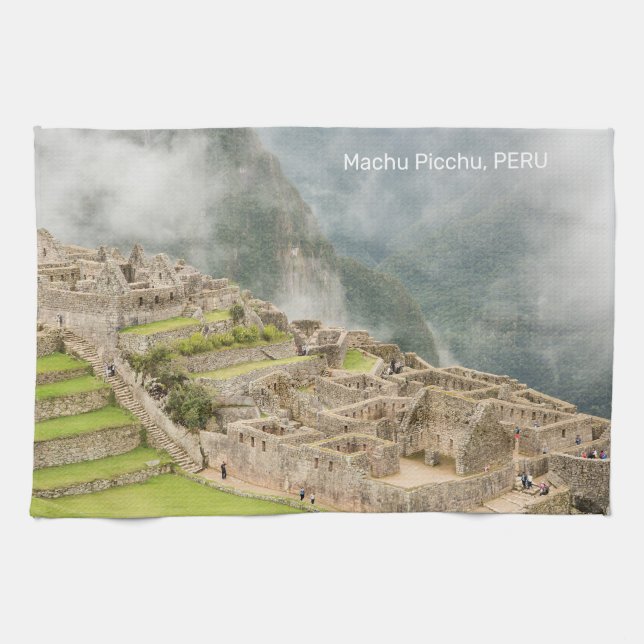 Peru Machu Picchu Tea Towel (Horizontal)
